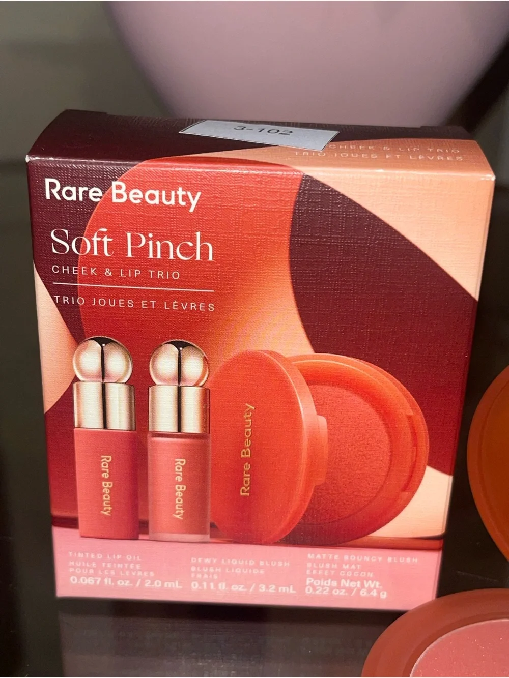 Rare Beauty Soft Pinch Cheek & Lip Trio - Peach Coral Pink